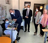 İl Milli Eğitim Müdürümüz Seyfullah OKUMUŞ,  Hastane Okulumuzda tedavi ve eğitim hizmeti alan öğrencilerimizi ziyaret etti.